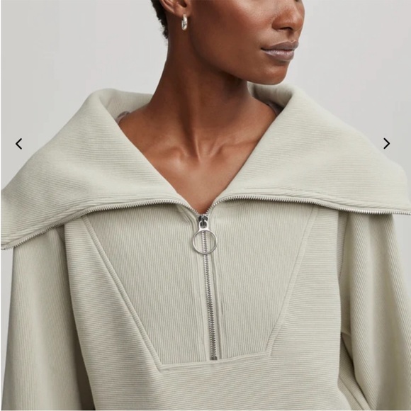 Varley Vine Half-Zip Pullover - Abbey Stone - Picture 2 of 9
